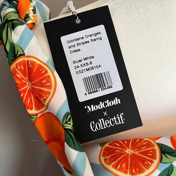 Orange Blossom Swing Dress by ModCloth x Collectif - Picture 2 of 4